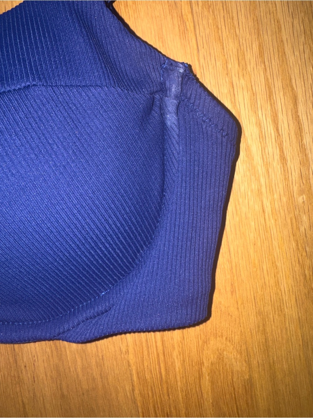 BECCA Blue Ribbed Bikini Set - Picture 8 of 15